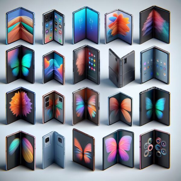 image of Foldable Phones show casing